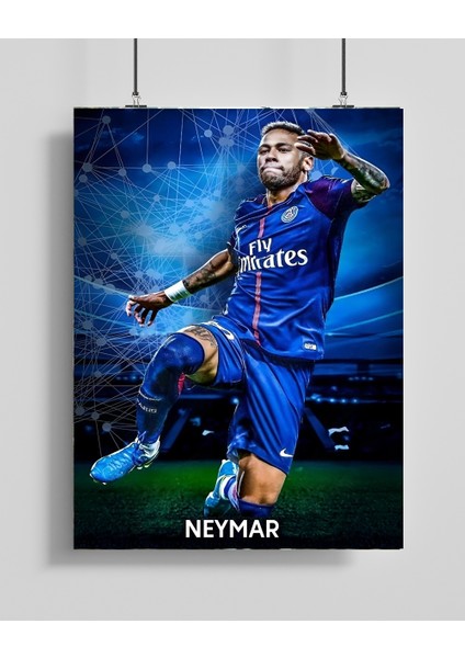 Neymar Ünlü Futbolcu Posteri