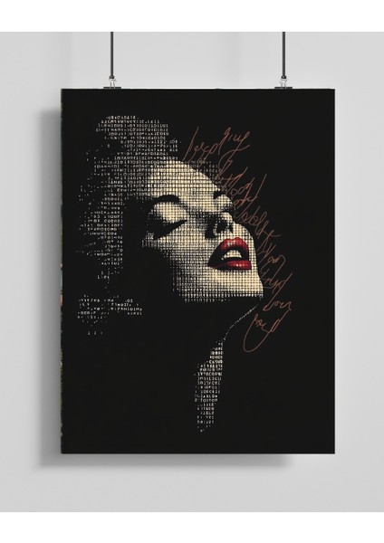 Marilyn Monroe Illüstrasyon Posteri