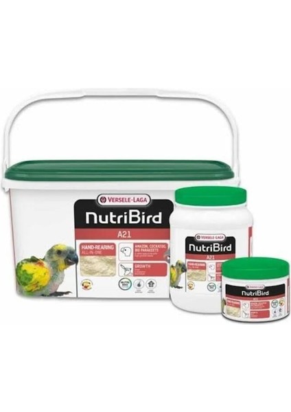 Versele Laga Nutribir A21 100 Gr. Tanecikli El Besleme Maması Yavru Kuşlar için Besleyici İçerik