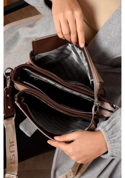 Kadın 3 Bölmeli Omuz Çantası fiyatları