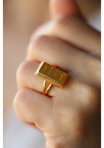 14 Ayar Altın Külçe Altın Yüzük modelleri