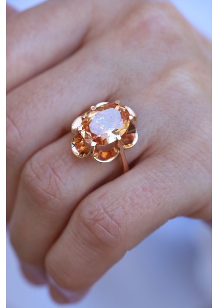 14 Ayar Altın Zultanit Taşlı Yüzük fiyatları