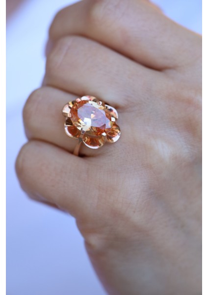 14 Ayar Altın Zultanit Taşlı Yüzük fırsatları