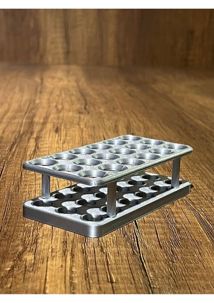 18'li Eppendorf Tüpü Standı (Gümüş)