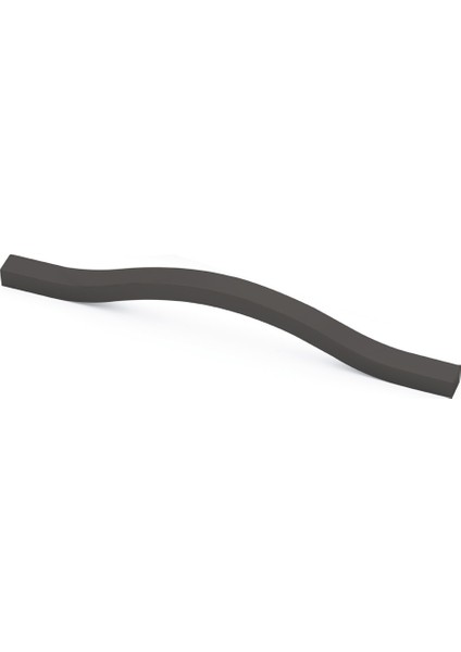 Idil Klas Alüminyum Metal Lüks Modern Mobilya Çekmece Mutfak Dolabı Kulpu Siyah 224MM