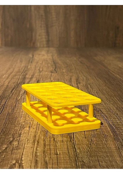 18'li Eppendorf Tüpü Standı (Sarı)