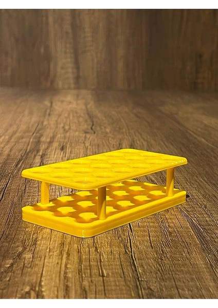 18'li Eppendorf Tüpü Standı (Sarı)