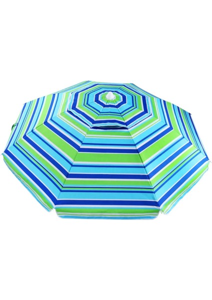 Plaj Deniz Bahçe Balkon Piknik Kamp Güneş Şemsiyesi Katlanır Mavi Beyaz 170 cm Plaj Şemsiyesi modelleri