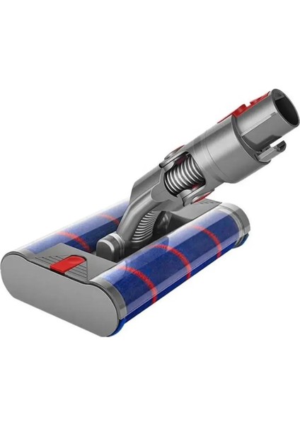 Dyson V7 V8 V10 V11 V12 Uyumlu Çift Yumuşak Fırçalı Moplu Başlık