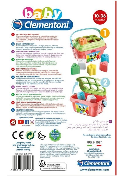 17106 Baby Clementoni - Bultak Kova 9-36 Ay modelleri