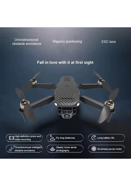U2 Pros 4K Fpv Kameralı Drone – Gps, Optik Akış, Kaçınma Sensörlü, Fırçasız Rc Uçak