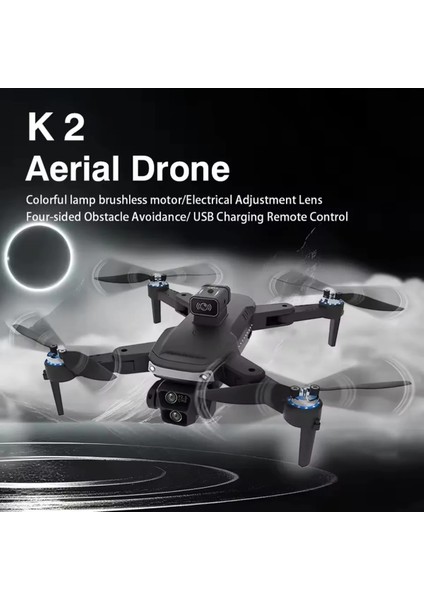 K2 Mini Drone 2024 – Hd Çift Kameralı, Engel Kaçınma, Fırçasız Motor, Uzaktan Kumandalı Quadcopter