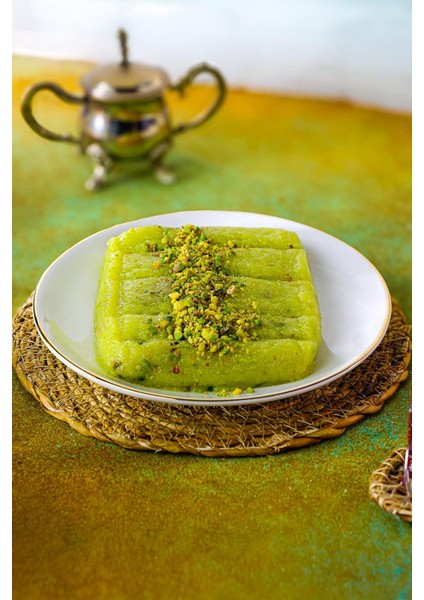 Antep Fıstıklı Fırınlanmamış Peynir Helvası 500 Gr