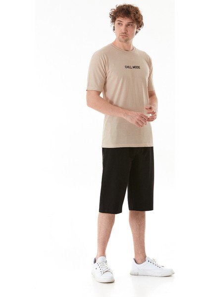 Beli Bağcıklı Çift Cepli Şort