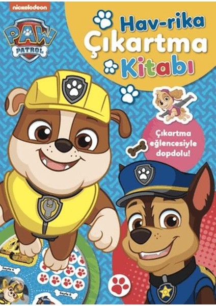 Paw Patrol - Hav-Rika Çıkartma Kitabı