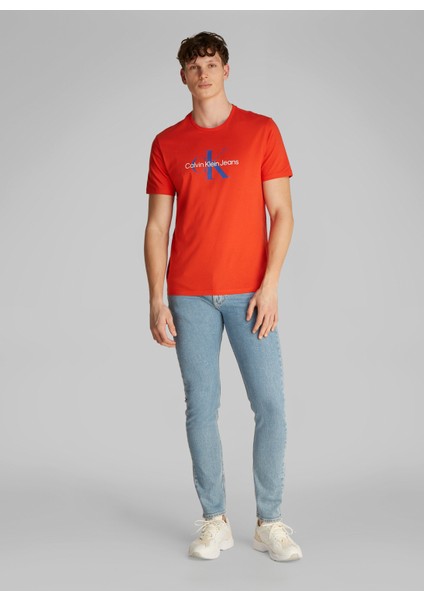 Kırmızı Erkek T-Shirt LV040EM286TNC Ss Hero Monologo 30S