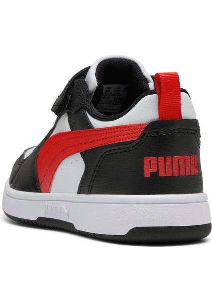 Siyah - Beyaz - Kırmızı Erkek Çocuk Yürüyüş Ayakkabısı 39741904-Puma Rebound V6 Lo Ac+ Ps fırsatları