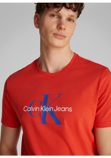 Kırmızı Erkek T-Shirt LV040EM286TNC Ss Hero Monologo 30S