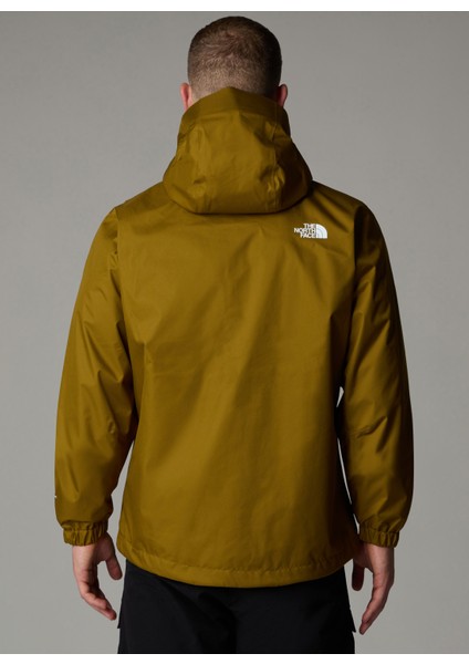 NF00A8AZ0VO1-M Quest Jacket - Eu Kırmızı Kapüşon Yaka Regular Fit Düz Erkek Yağmurluk modelleri