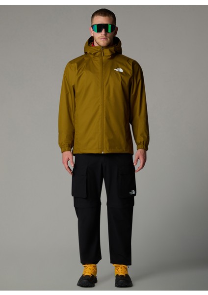 NF00A8AZ0VO1-M Quest Jacket - Eu Kırmızı Kapüşon Yaka Regular Fit Düz Erkek Yağmurluk fırsatları