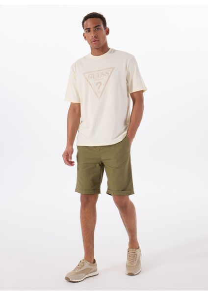 Slim Fit Yeşil Erkek Şort M5GD55WH4EAG896 Axel Short Co Lın