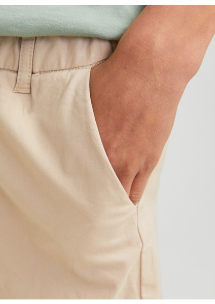 Lastikli Bel Normal Krem Erkek Çocuk Şort 12275013 fırsatları