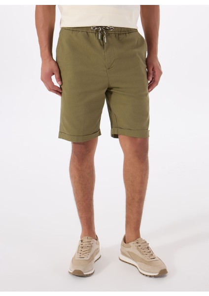 Slim Fit Yeşil Erkek Şort M5GD55WH4EAG896 Axel Short Co Lın fırsatları