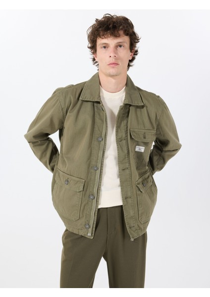 Standart Haki Erkek Ceket M5RL37WGCV1G8EV Gj Parka Eco Org