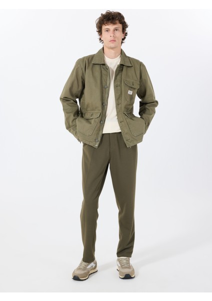 Standart Haki Erkek Ceket M5RL37WGCV1G8EV Gj Parka Eco Org