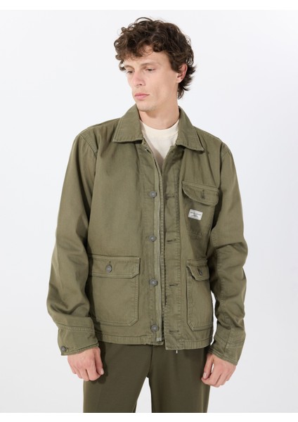 Standart Haki Erkek Ceket M5RL37WGCV1G8EV Gj Parka Eco Org