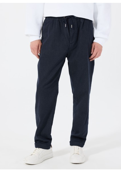 Normal Bel Slim Fit Lacivert Erkek Chino Pantolon M5RB79WGXY1G7V2 Axel Co Poly Nova