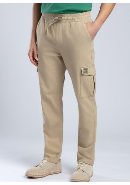 Normal Paça Bej Erkek Kargo Pantolon 252 Lcm 221004 Ketgo Bej