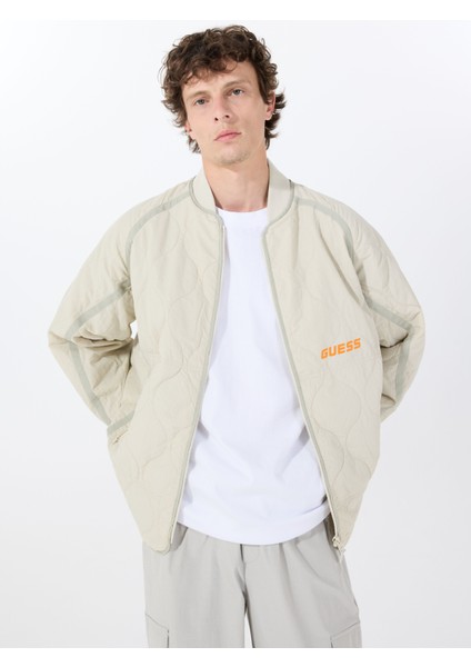 Z5RL04WGTN0G9H6 Jareth Jacket Gri Desenli Erkek Mont