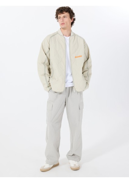 Z5RL04WGTN0G9H6 Jareth Jacket Gri Desenli Erkek Mont