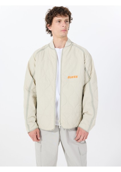 Z5RL04WGTN0G9H6 Jareth Jacket Gri Desenli Erkek Mont
