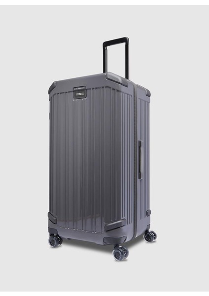 Piquadro Gri Çekçekli Sert Valiz BV5213POP/GR Trunk