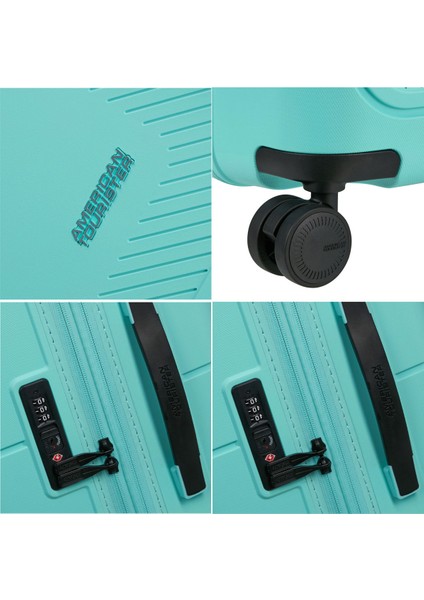 Turkuaz Çekçekli Sert Valiz Dashpop-Spınner 67/24 Exp Tsa fırsatları