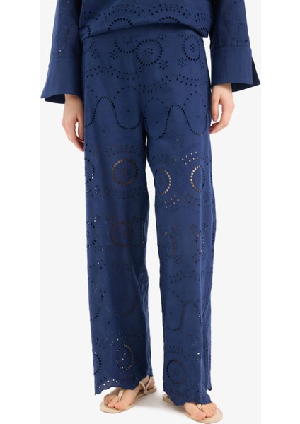 Regular Fit Brode Plaj Pantolonu-Fall in Love E4711AX25SM fırsatları