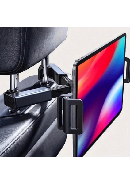 Araç Koltuk Arkası Tablet Tutucu, Telefon Tutucu, Tablet/telefon Tutucu, Ipad Pro 12.9 Mini Air, Galaxy Tab A A7 S7, Switch, Surface, 4,7-12,9 Ile Uyumlu ( Lisinya )