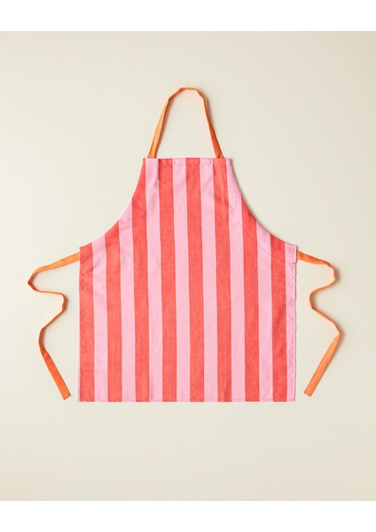 Summer Orange Polyester Mutfak Önlüğü 65X75 cm Kırmızı-Pembe