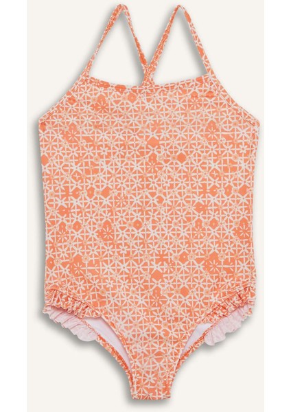 Kız Çocuk Çiçekli Mayo E3537A825HS