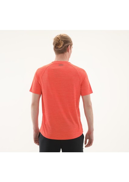 UA1382796 Under Armour Ua Tech Textured Ss Erkek T-Shirt Mavi fırsatları