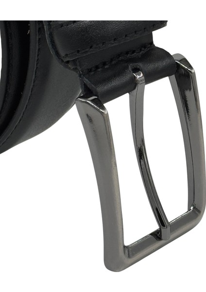 3.5 Cm. Klasik Deri Dikişli Model Düz Renk Erkek Kemer Açık Kahverengi indirimleri