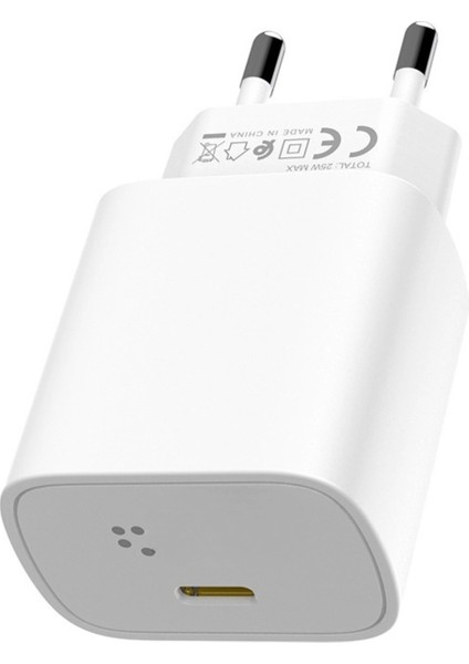 Samsung S24/S24 FE/S24 ULTRA/S24 Plus Uyumlu Hızlı Şarj Başlığı 25W Pd To Type-C - PL09
