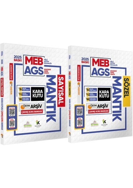 2025 Meb-Ags Kara Kutu Ösym Çıkmış Soru Bankası Full Altın Paket Seti Konu Özetli Dijital Çözümlü