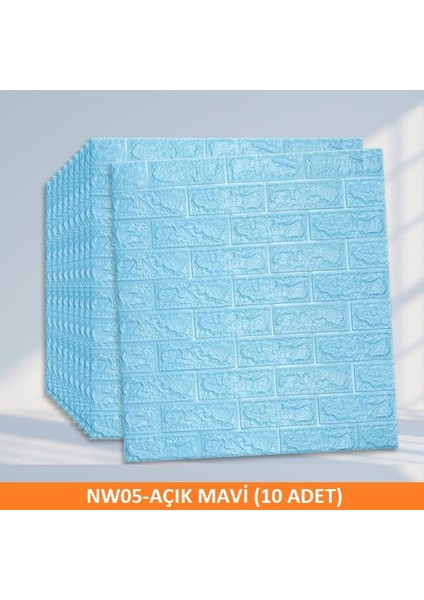 Kendinden Yapışkanlı 70X77CM 10 Adet Taş Duvar Kağıdı Paneli