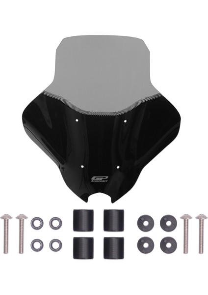 Yamaha Nmax 125 / 155 2025 Uyumlu Baskılı Ön Cam Füme 58 cm