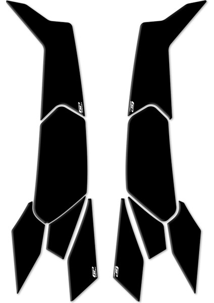 Honda Pcx 125 2025 Uyumlu Yan Alt Ayak Pad Siyah