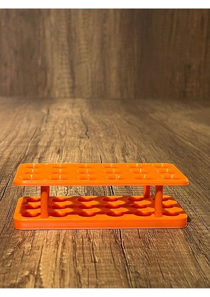 18'li Eppendorf Tüpü Standı (Turuncu)