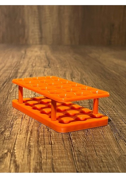 18'li Eppendorf Tüpü Standı (Turuncu)